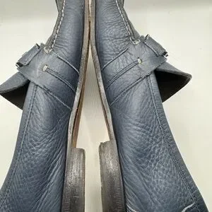 Salvatore Ferragamo Dark Blue Loafers with Metallic Accents Salvatore Ferragamo | Shoes | Salvatore Ferragamo Dark Blue  main image 2